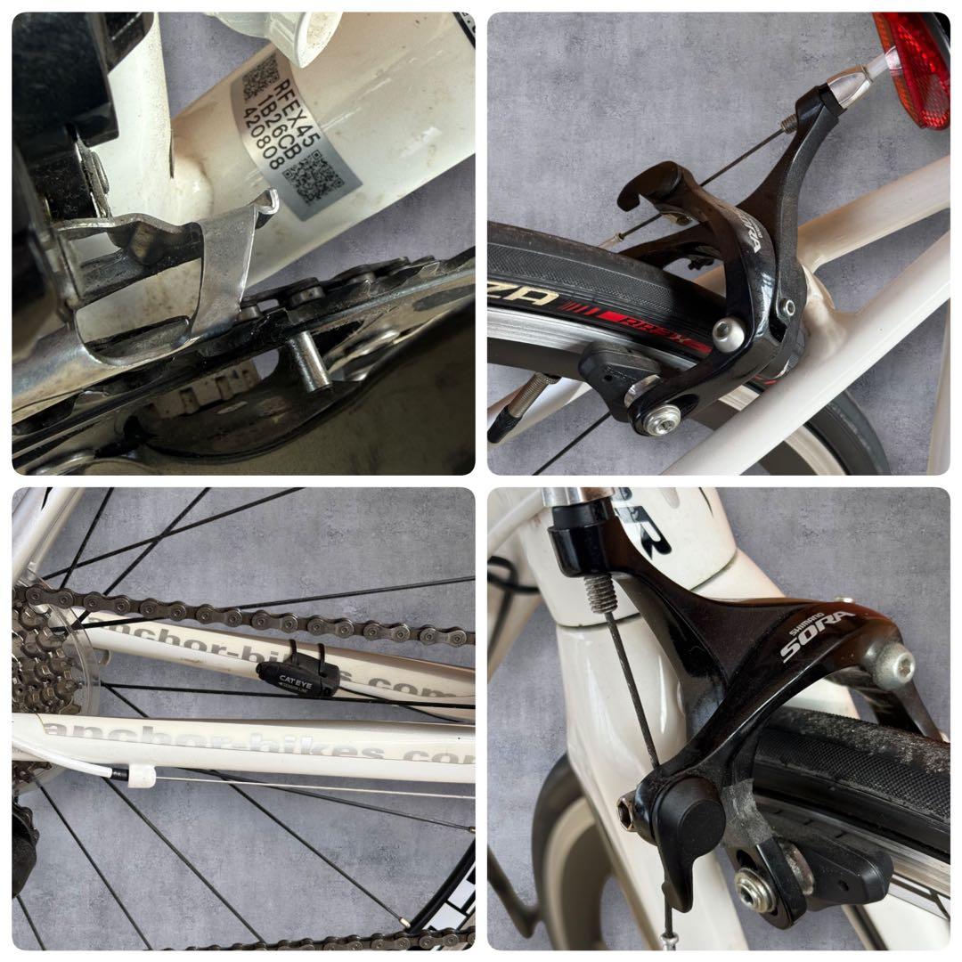 【良品】ANCHOR RFA5 EQUIPE 460mm SORA ロードバイク