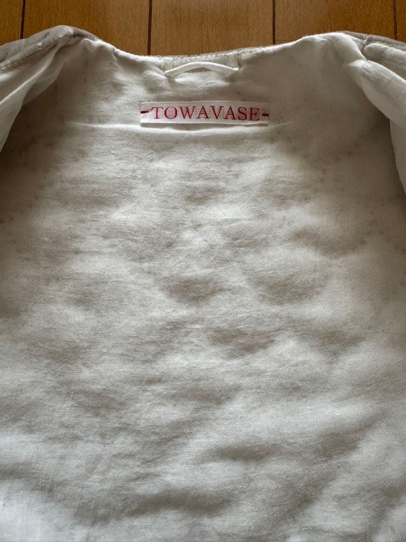 TOWAVASE トワヴァーズ ベルベットキルトショートローブ