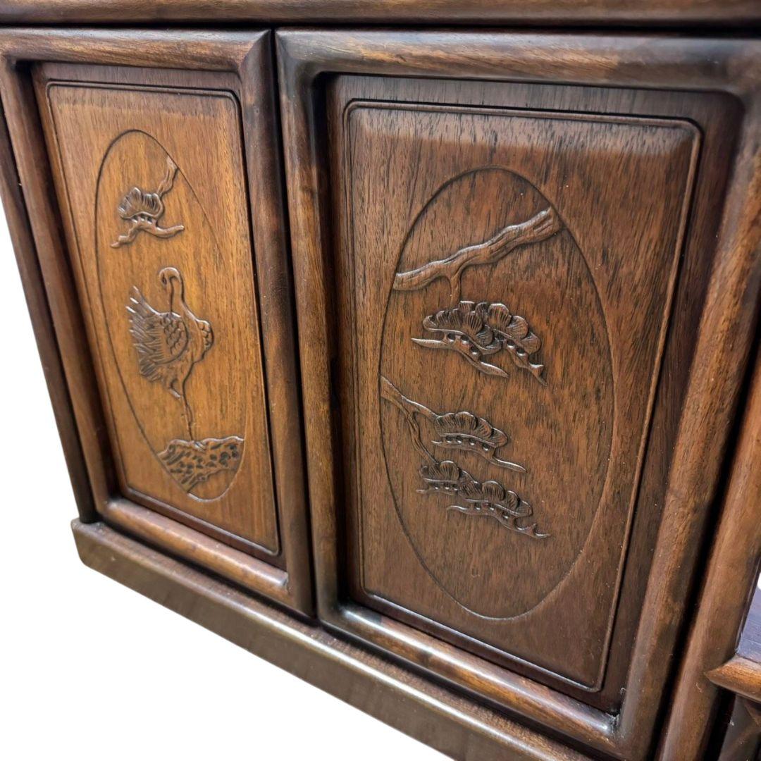 【希少】唐木家具 茶箪笥 レトロ アンティーク家具 古民具 古民家