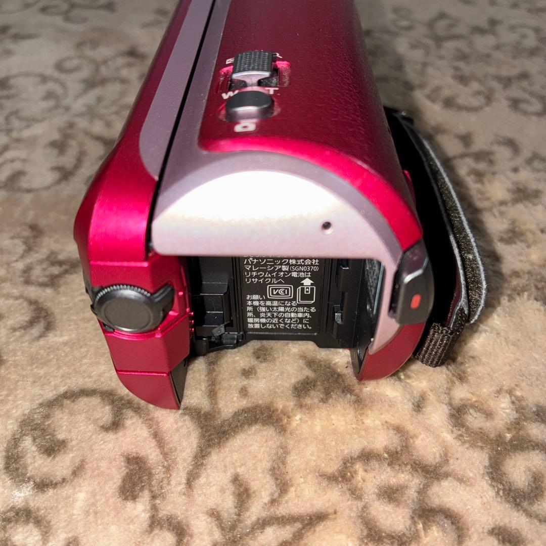 希少ピンク　極美品☆ Panasonic HC-W580M 予備バッテリー付き