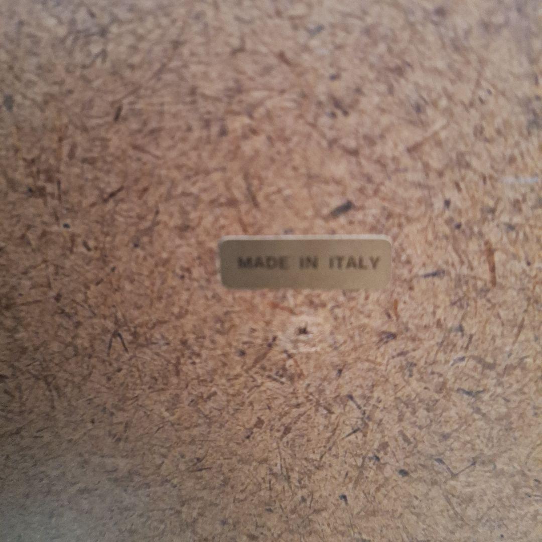 イタリア製 木製 壁掛け 鏡 ウォールミラー アンティーク調 ヴィンテージ