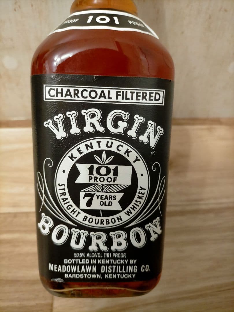 ウイスキー VIRGIN BOURBON 7 YEARS OLD 101 PROOF