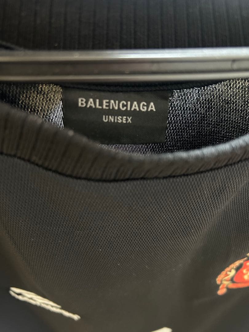 BALENCIAGA サッカーシャツ ブラック サイズ2