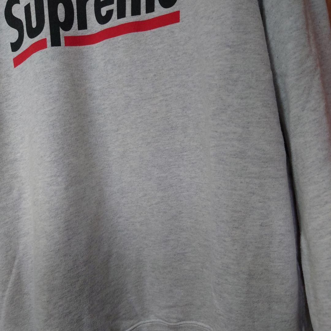 Supreme ロゴプリント スウェット グレー