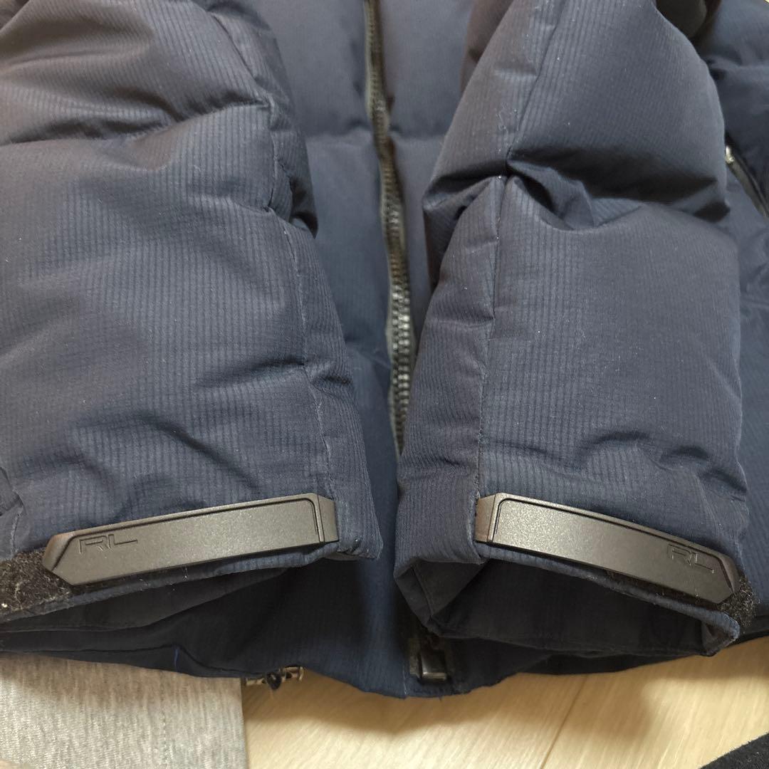 【美品】polo ralph laurenラルフローレン　ダウン　紺×青