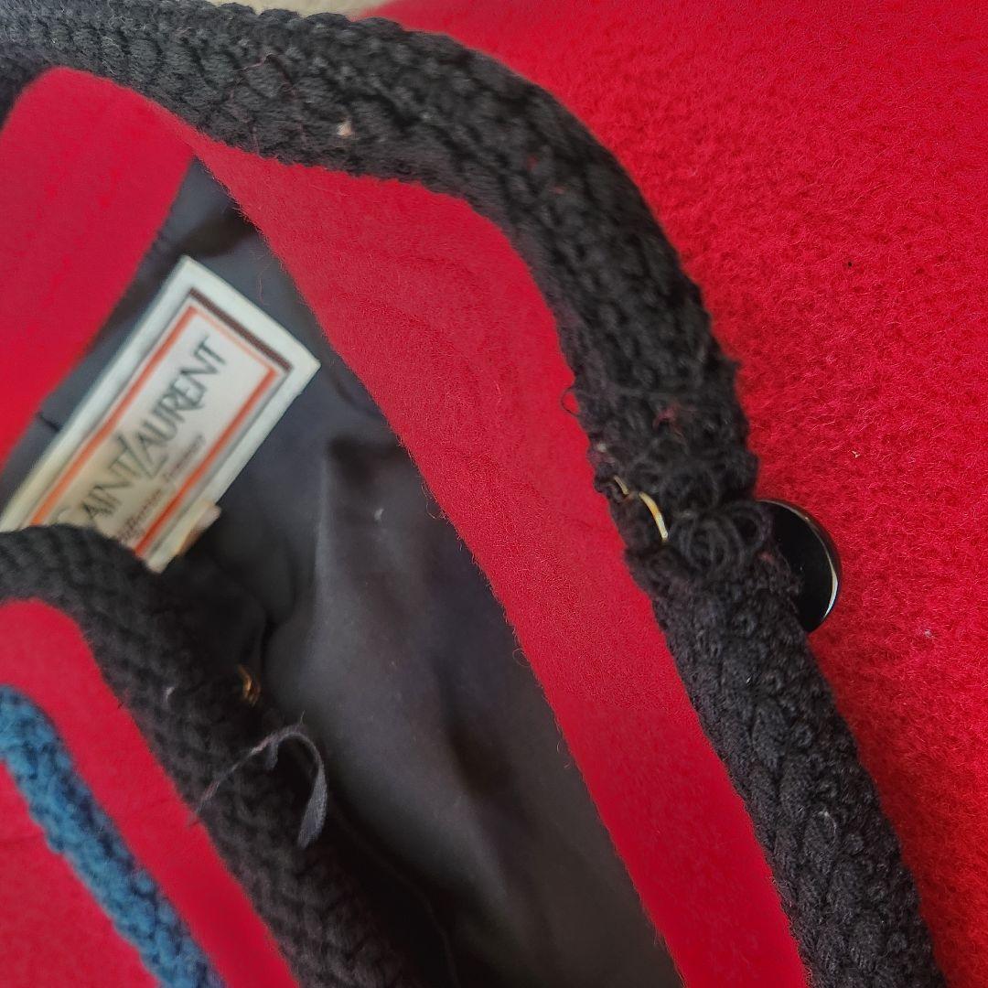 レア★イヴサンローラン　ウールコート　ヴィンテージ　チロリアン　大き目サイズ