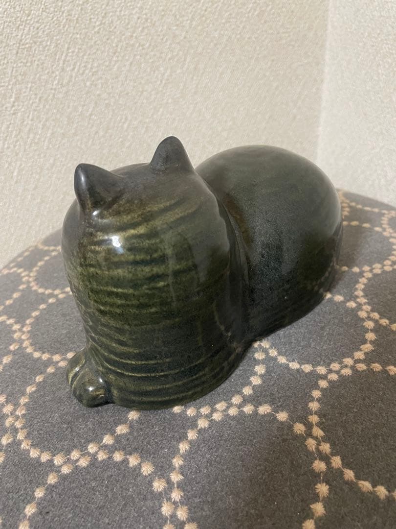 リサラーソン　黒猫　マイ maj 陶器　オブジェ　置物