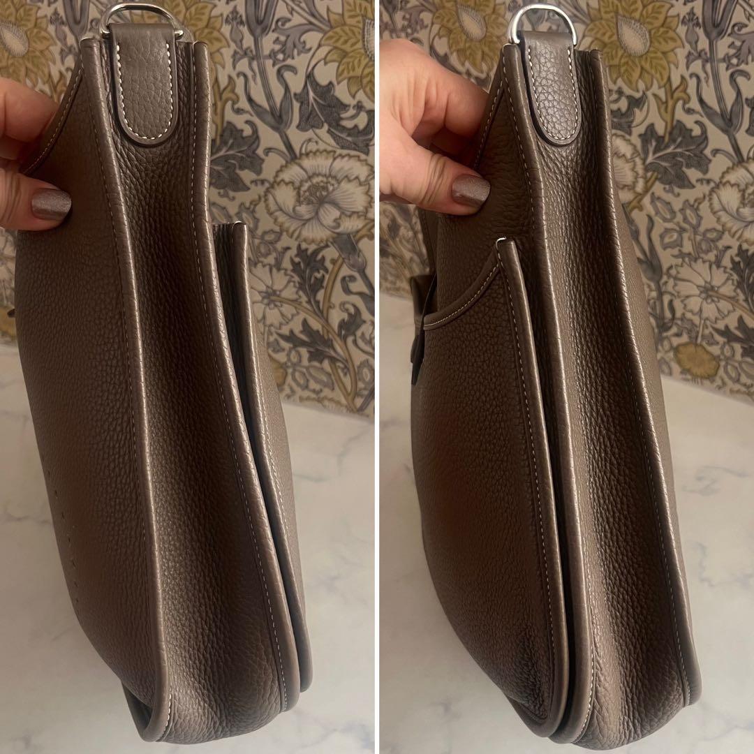 極美品　HERMES 【エブリン3PM】エトゥープ　ショルダーバッグ　エヴリン