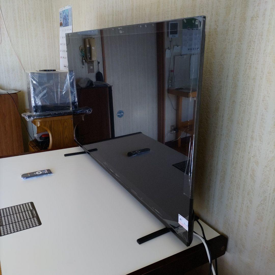 FPD チューナーレステレビ 55V型 4K Google TV ネット動画対応