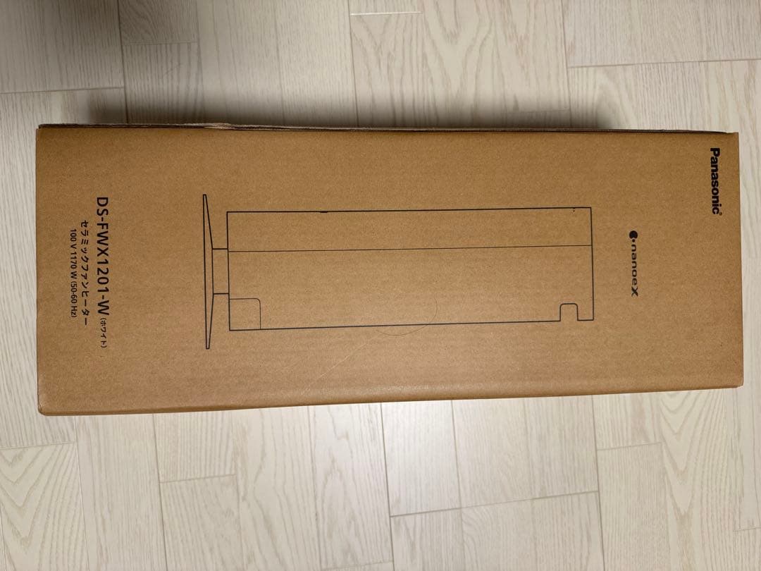 新品セラミックファンヒーター　Panasonic