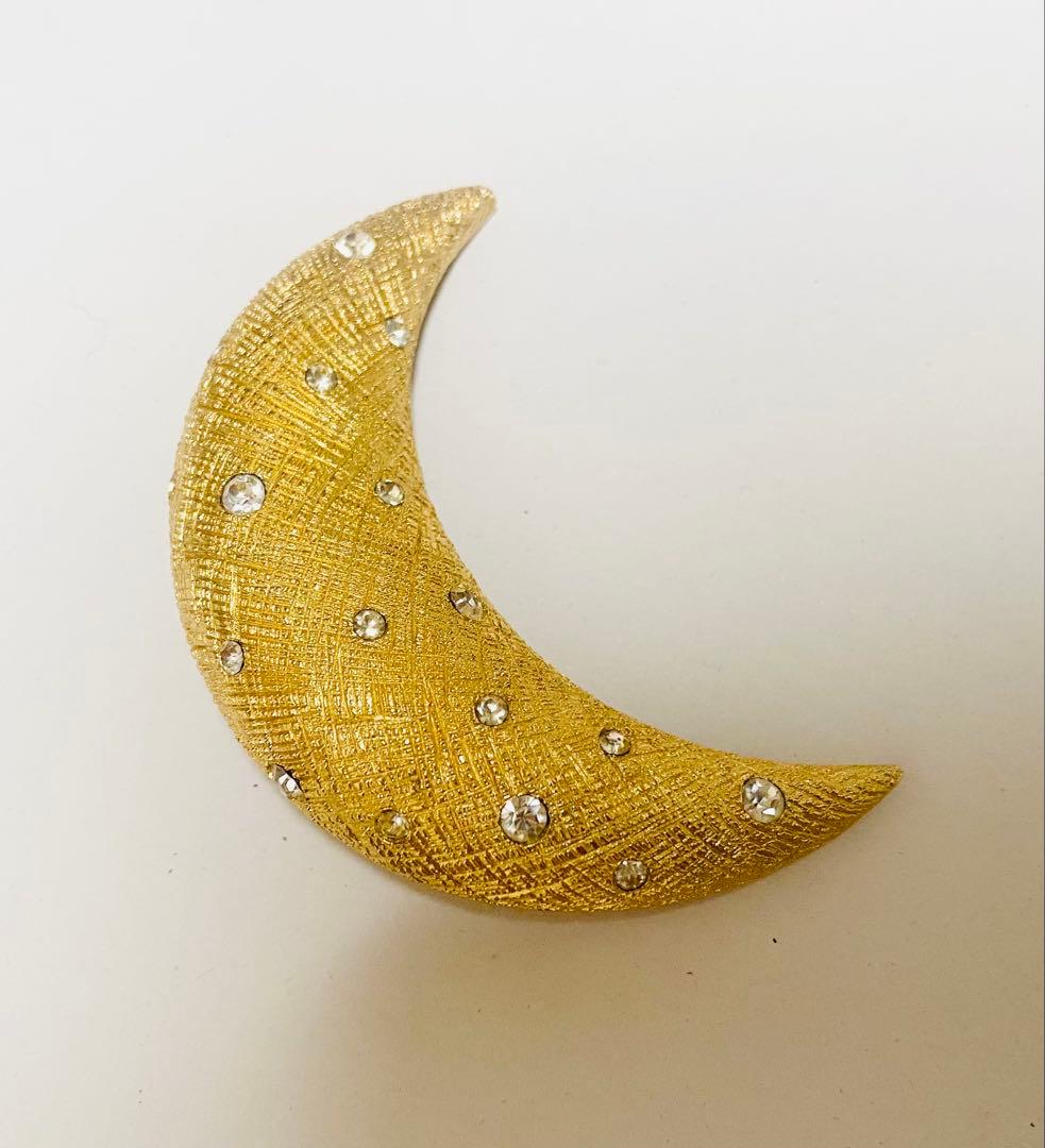ア*ト様 Christian Diorブローチ ゴールド 月 三日月 ヴィンテー