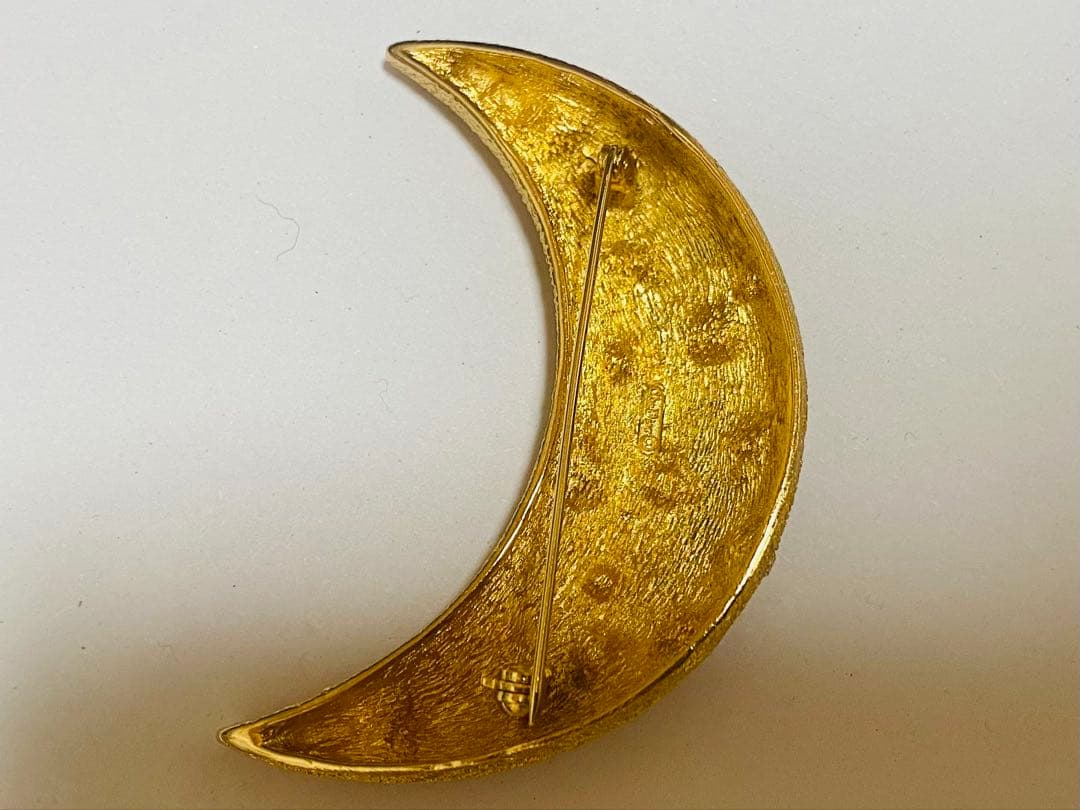 ア*ト様 Christian Diorブローチ ゴールド 月 三日月 ヴィンテー