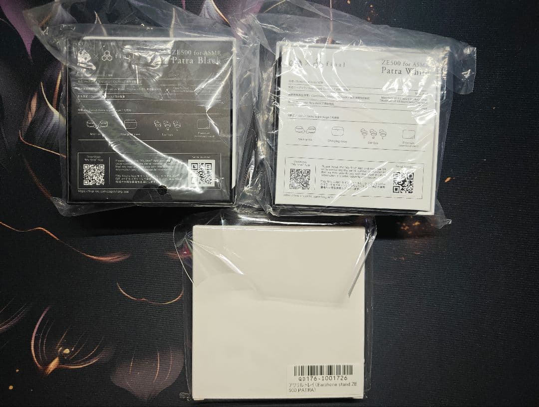周防パトラ　ZE500 for ASMR イヤホン2色セット