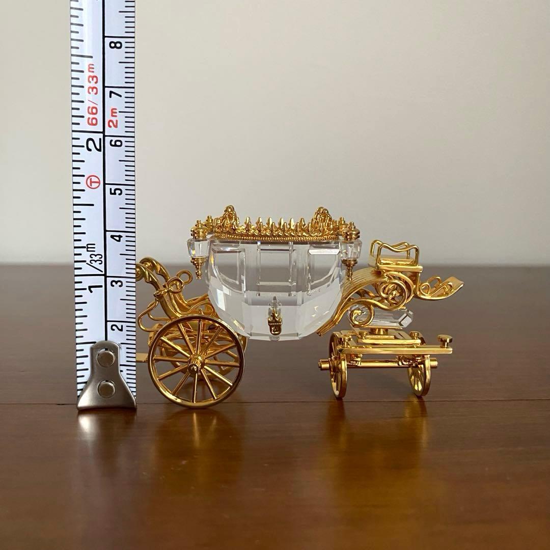 SWAROVSKI スワロフスキー クリスタル 馬車 置物