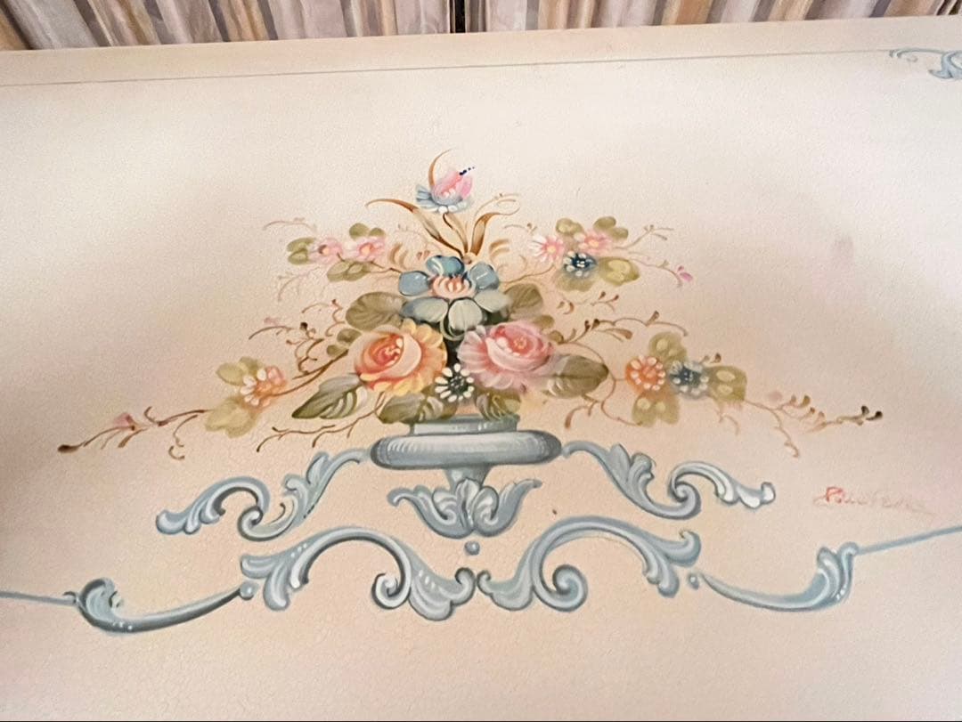 白家具ホワイトチェスト　ロココ調　シリック調