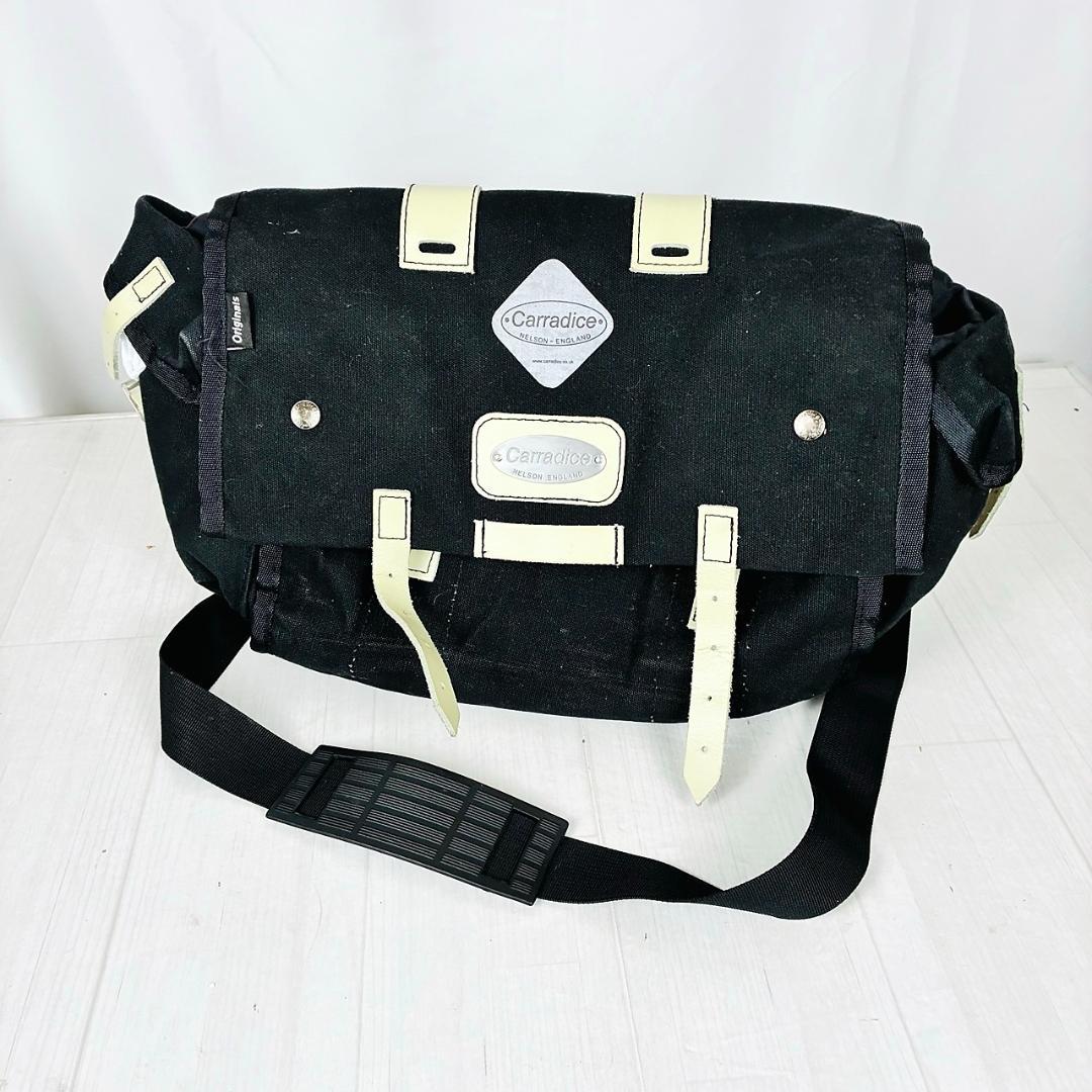 ★美品★ Carradice サドルバッグ 英国製 自転車 本革 キャンバス 黒