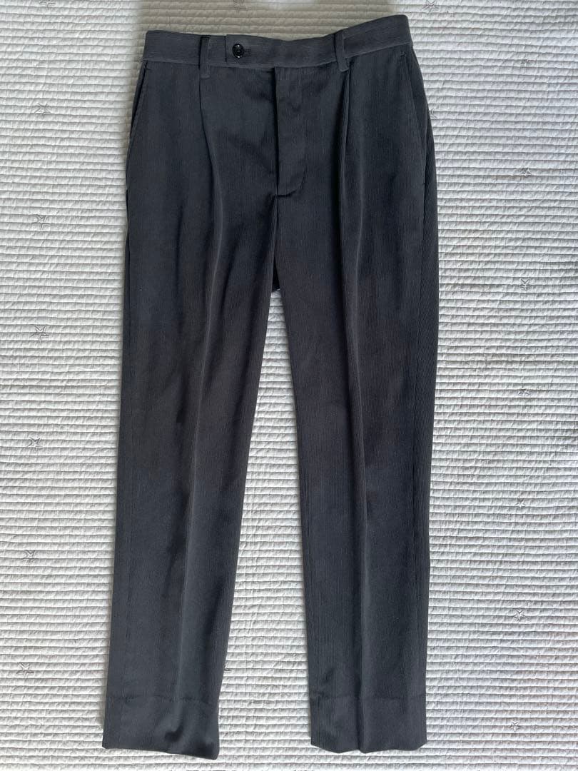 BEAUTY & YOUTH セットアップ M コーデュロイ GRAY