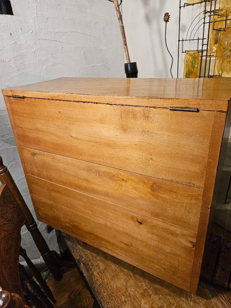 引き出し　多段　ラック　棚　たくさん　木製　収納　昭和レトロ　アンティーク