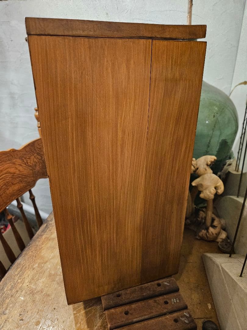 引き出し　多段　ラック　棚　たくさん　木製　収納　昭和レトロ　アンティーク