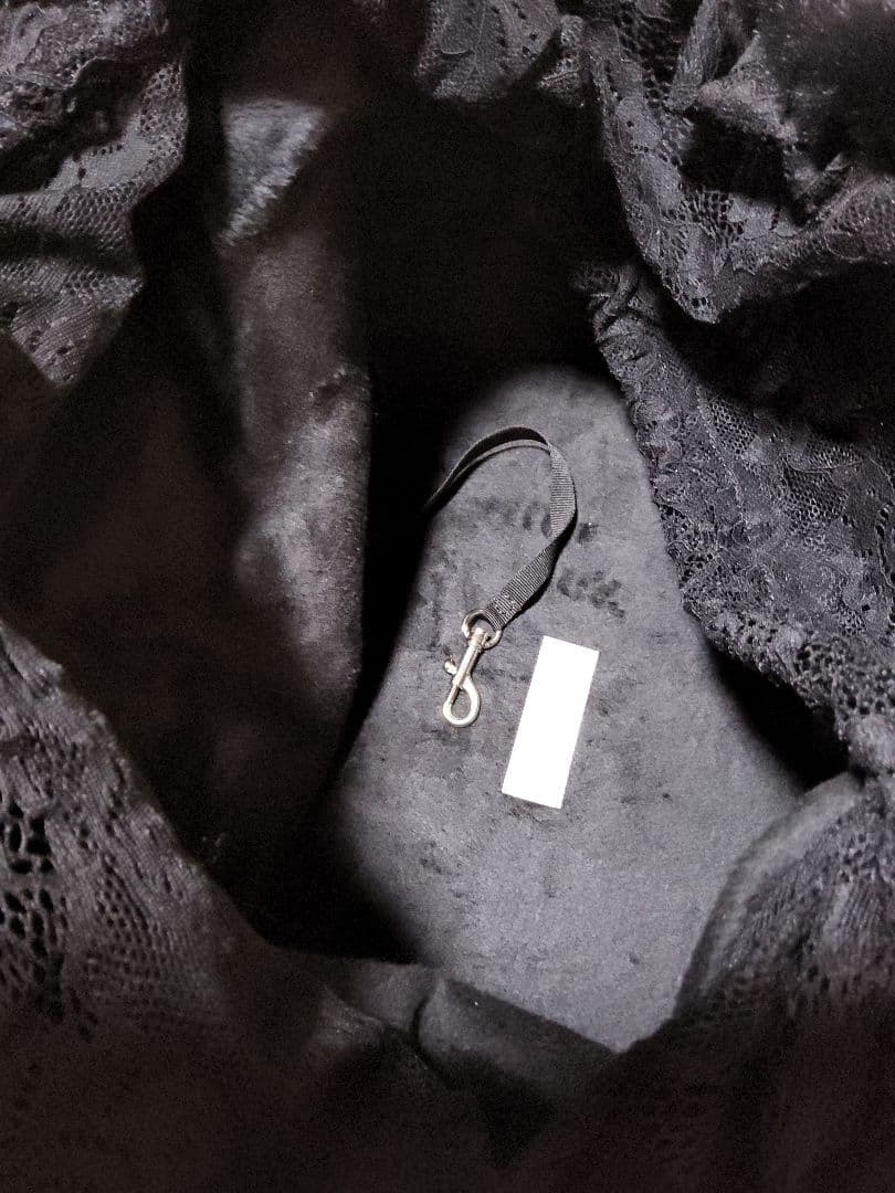 リュクスバーディ　ファーキャリーバッグ　ブラック