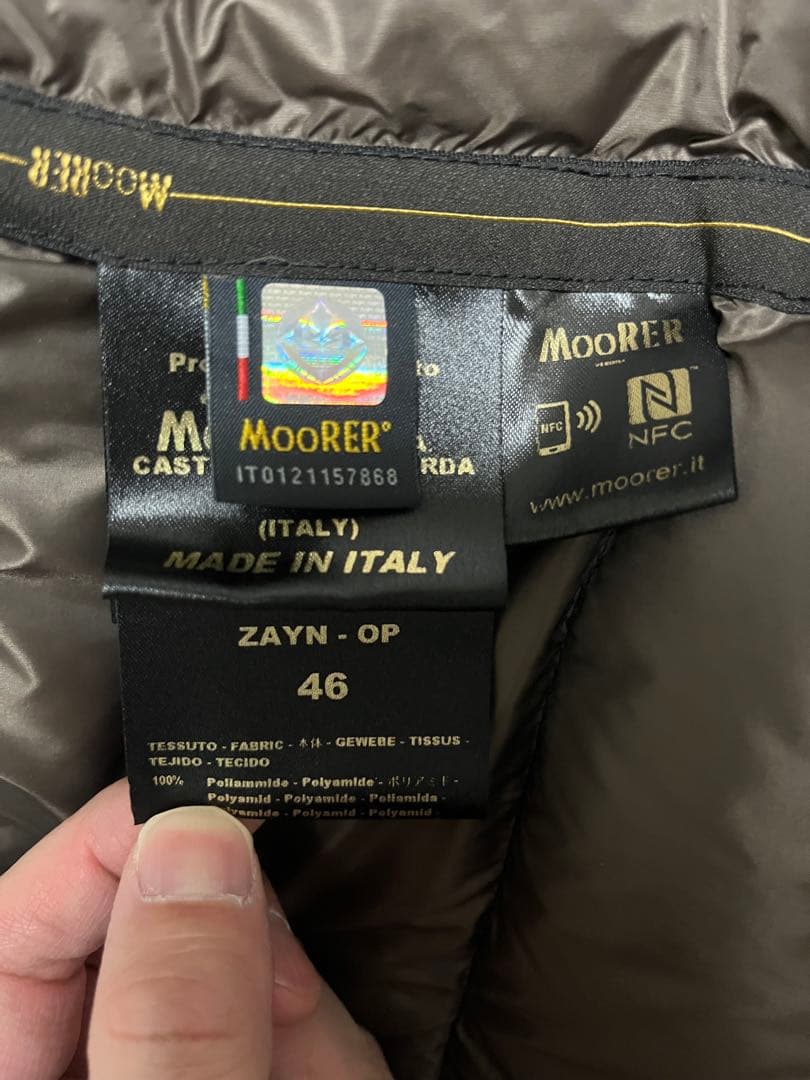 MooRER ZAYN サイズ46 ダウンジャケット