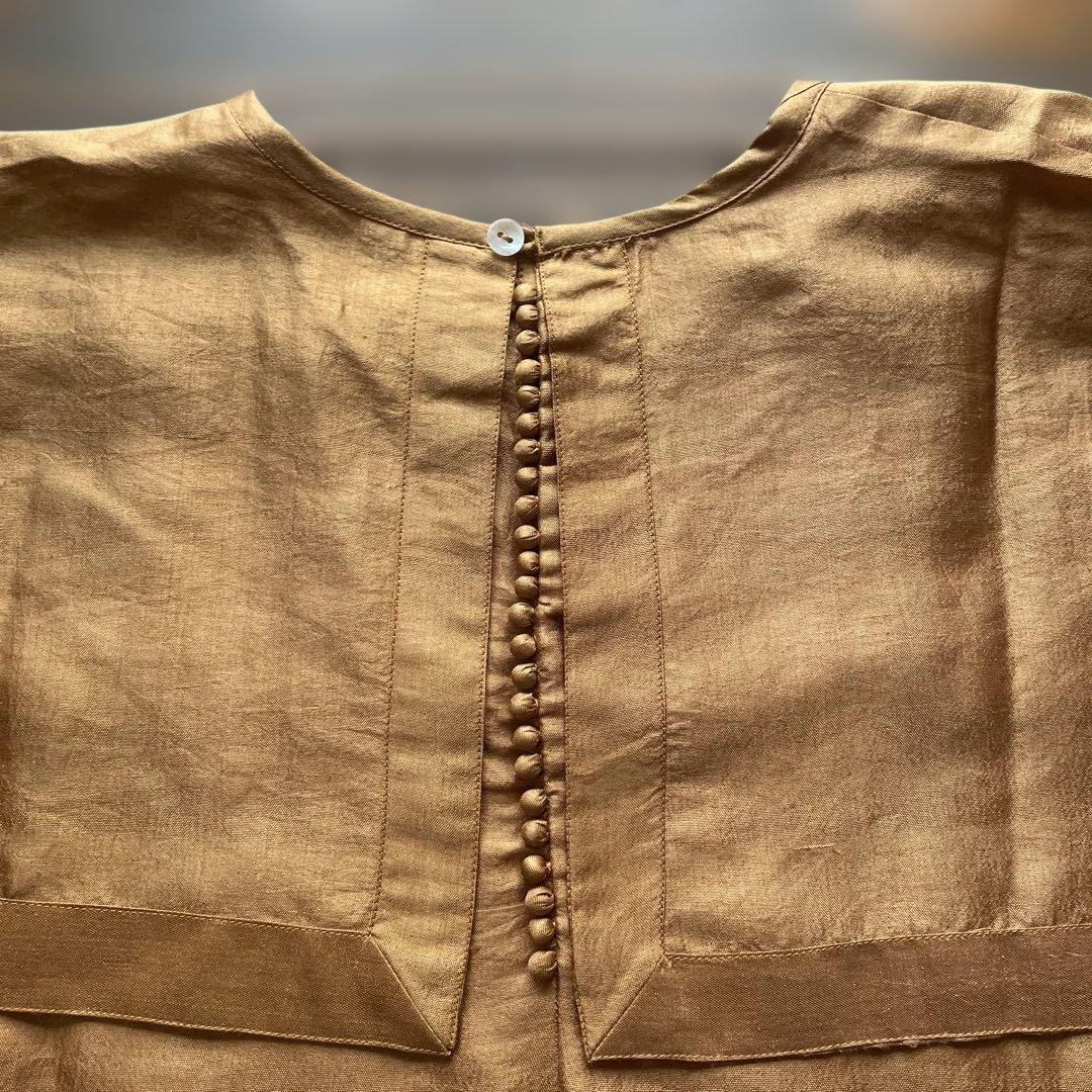 BUNON バックボタンセーラーブラウス