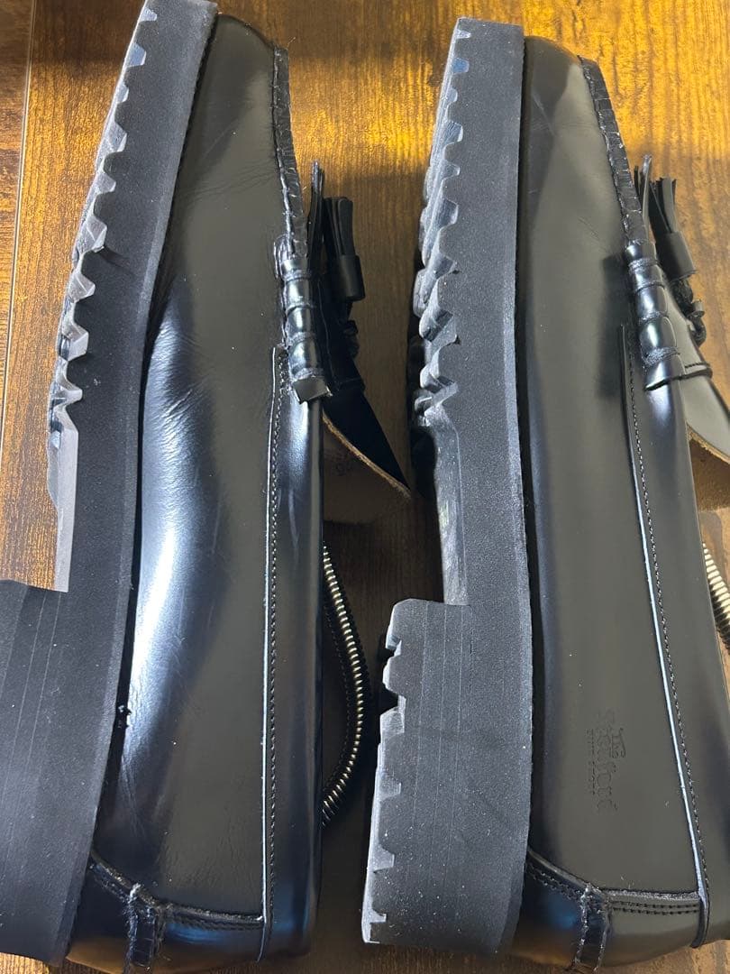 The Kenford Fineshoesタンクソール キルトタッセルローファー