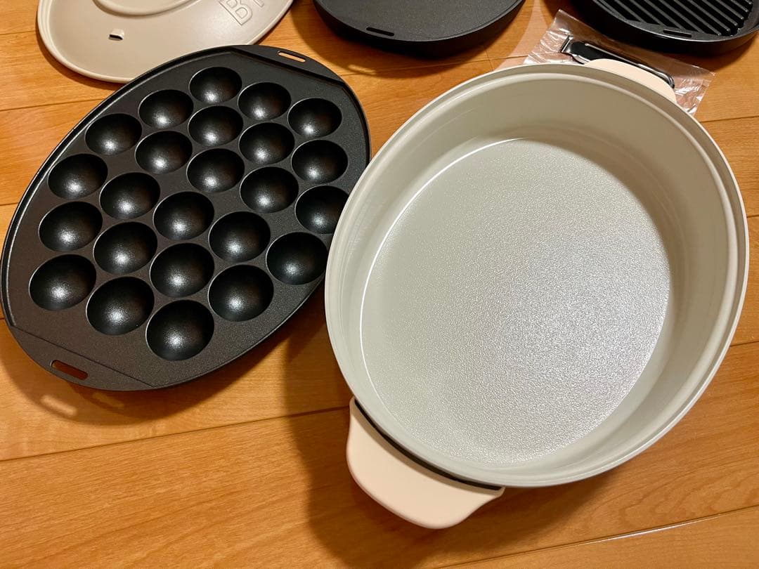 【BRUNO】オーバルホットプレート グリルプレートセット グレージュ