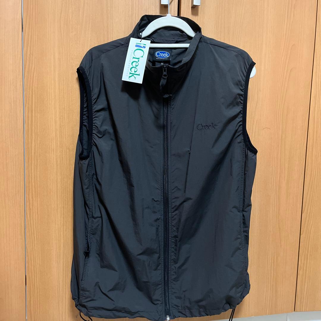 creek anglers device ナイロンベスト　チャコール　M