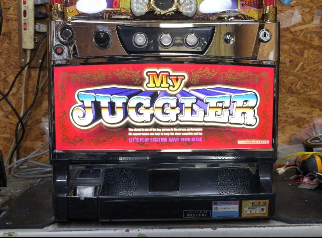 【防音加工済】パチスロ中古実機 マイジャグラーIV メダル不要機付