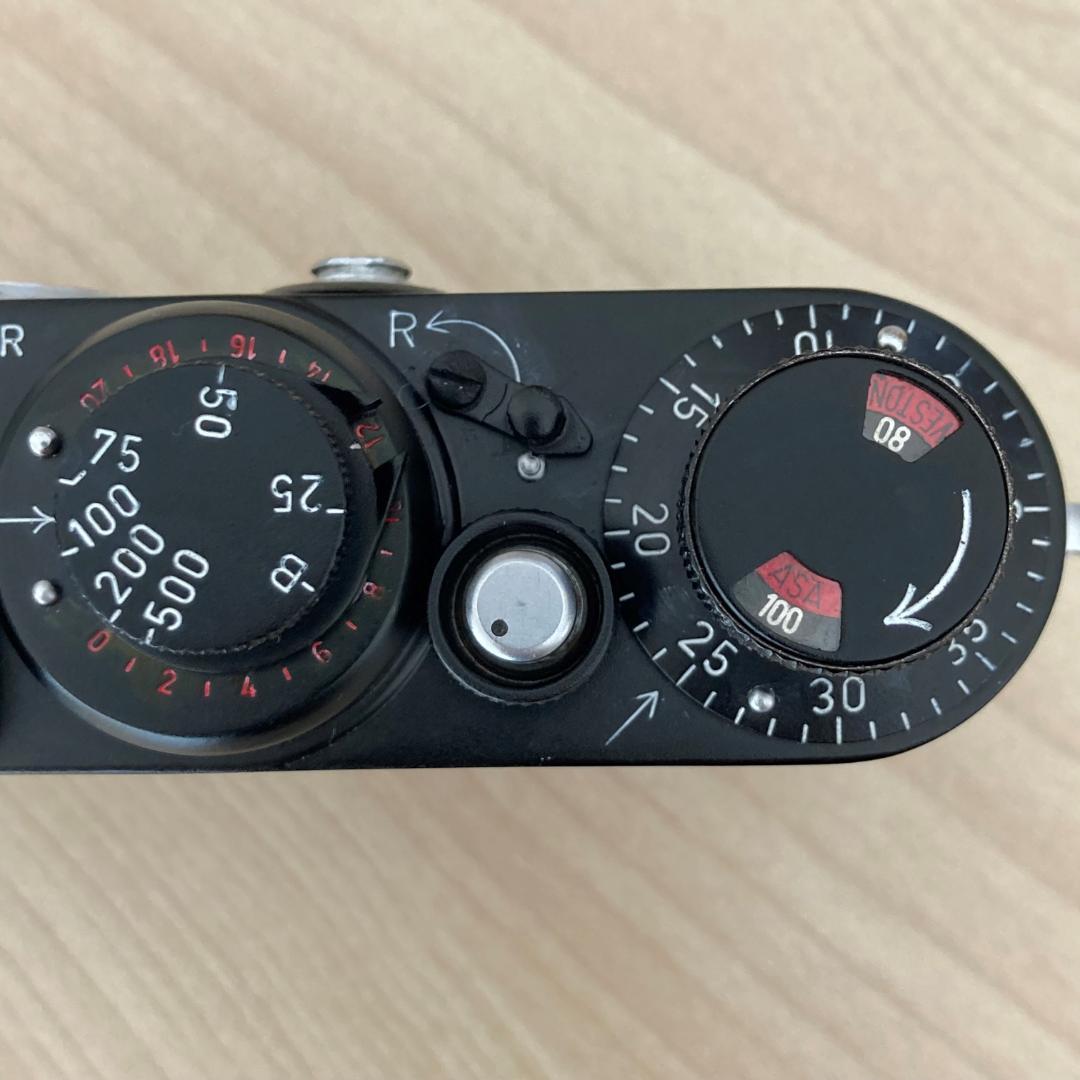 s*r様 バルナックライカ1f ブラックボディ　Leica 1f レッドダイヤル