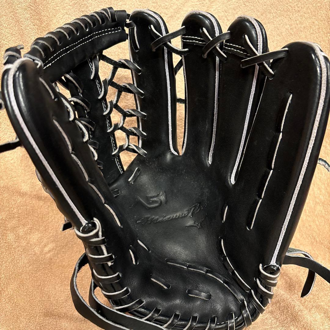 Mizuno Pro A51 軟式グローブ 黒　イチロー監修モデル