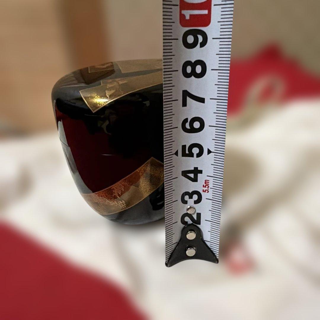 茶道具　棗　内梨子地　誰か袖　蒔絵　前端雅峰作　供箱