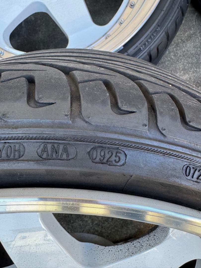 18インチ 9J＋30 114.3 深リムホイール 4本セット