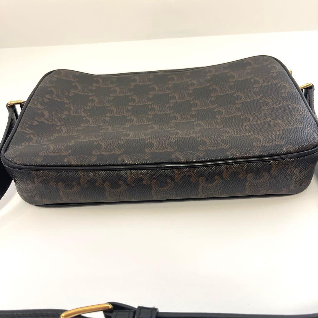 9*様 セリーヌ CELINE トリオンフキャンバス ミディアム メッセンジャ