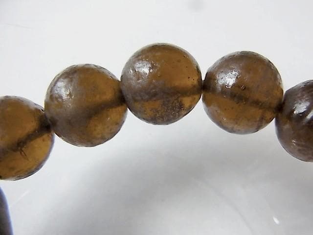 ★Y0302★アンティーク　ブレスレット　テラコッタ　ガラスビーズ