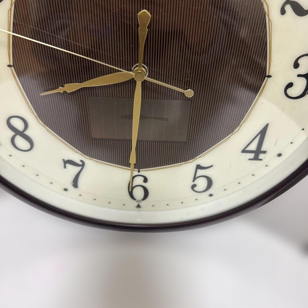 SEIKO 掛時計 ブラウン 約30cm