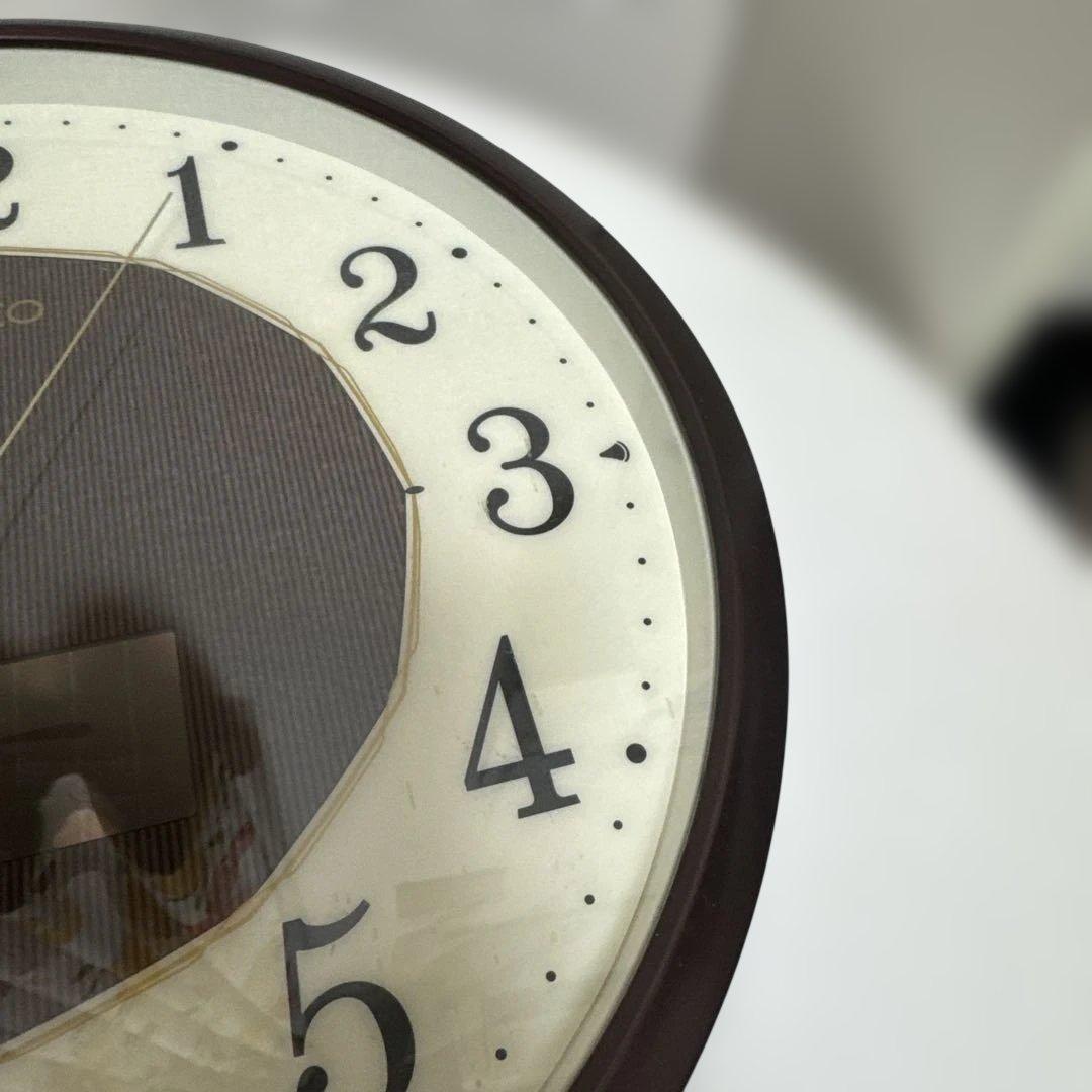 SEIKO 掛時計 ブラウン 約30cm