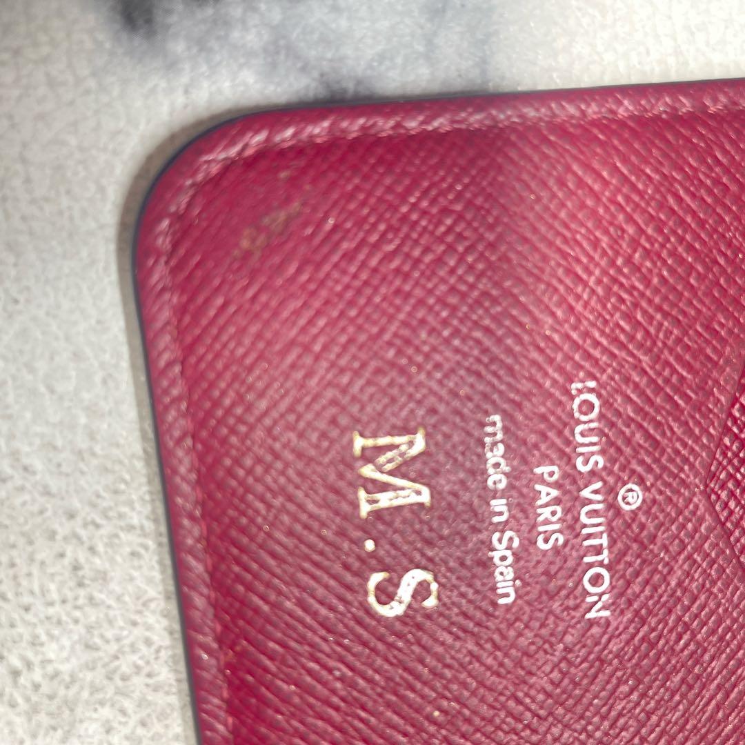 Louis Vuitton 手帳型 iPhoneケース エピフォリオ　レッド