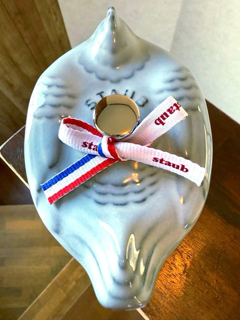 ストウブSTAUB入手不可廃盤色スモールチキンココットグレー新品未使用生涯保証付