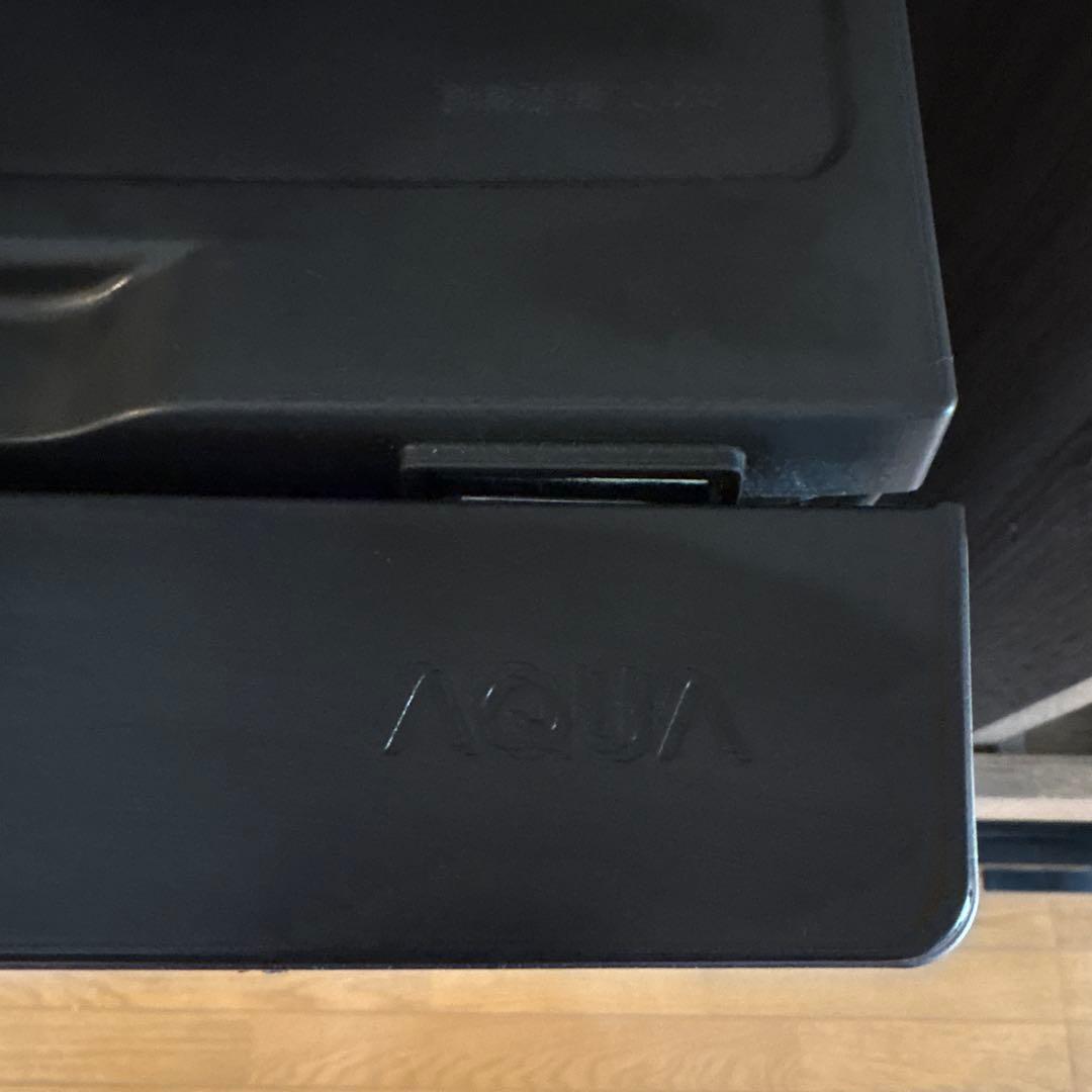 グレー 二段式冷蔵庫 LED照明付き