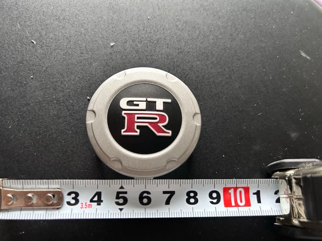 R34スカイラインGTR ステアリングエンブレム