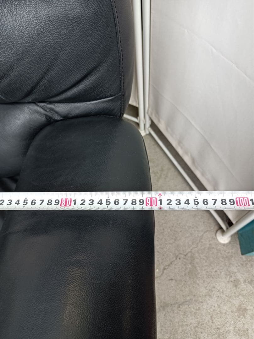 八6001【ニトリ】電動リクライニングソファ　ビリーバー　1人掛けソファ　本皮