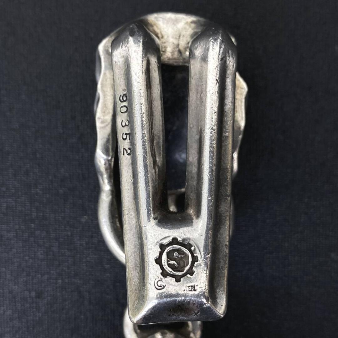 STARLINGEAR シルバー デビルブルーザー スカル キーチェーン
