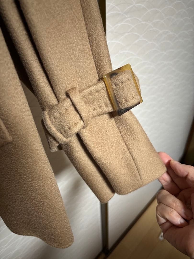 Max Mara Studioベージュ ダブルブレストコート 新品タグ付き