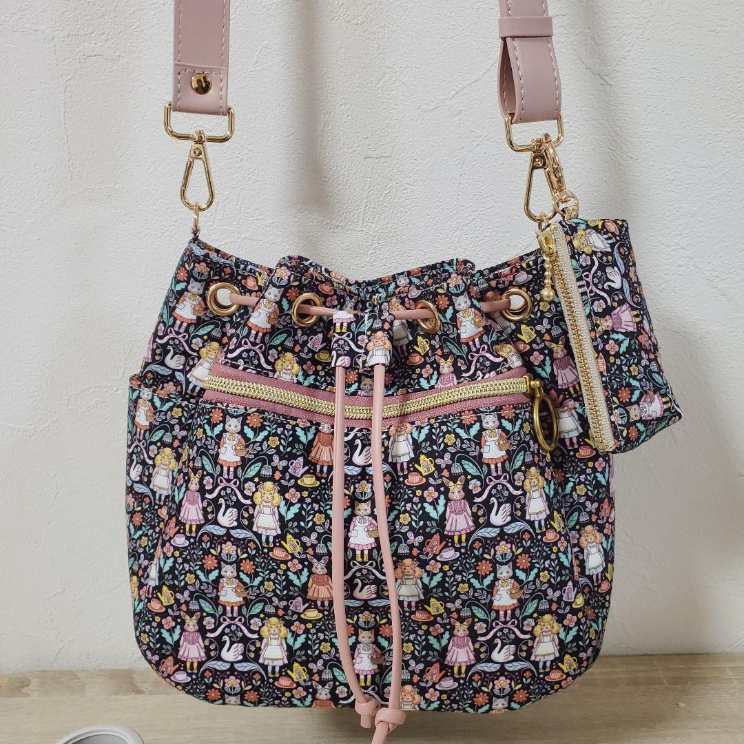 ハンドメイド ドロストショルダーバッグ Florestina マイリトルテイラー