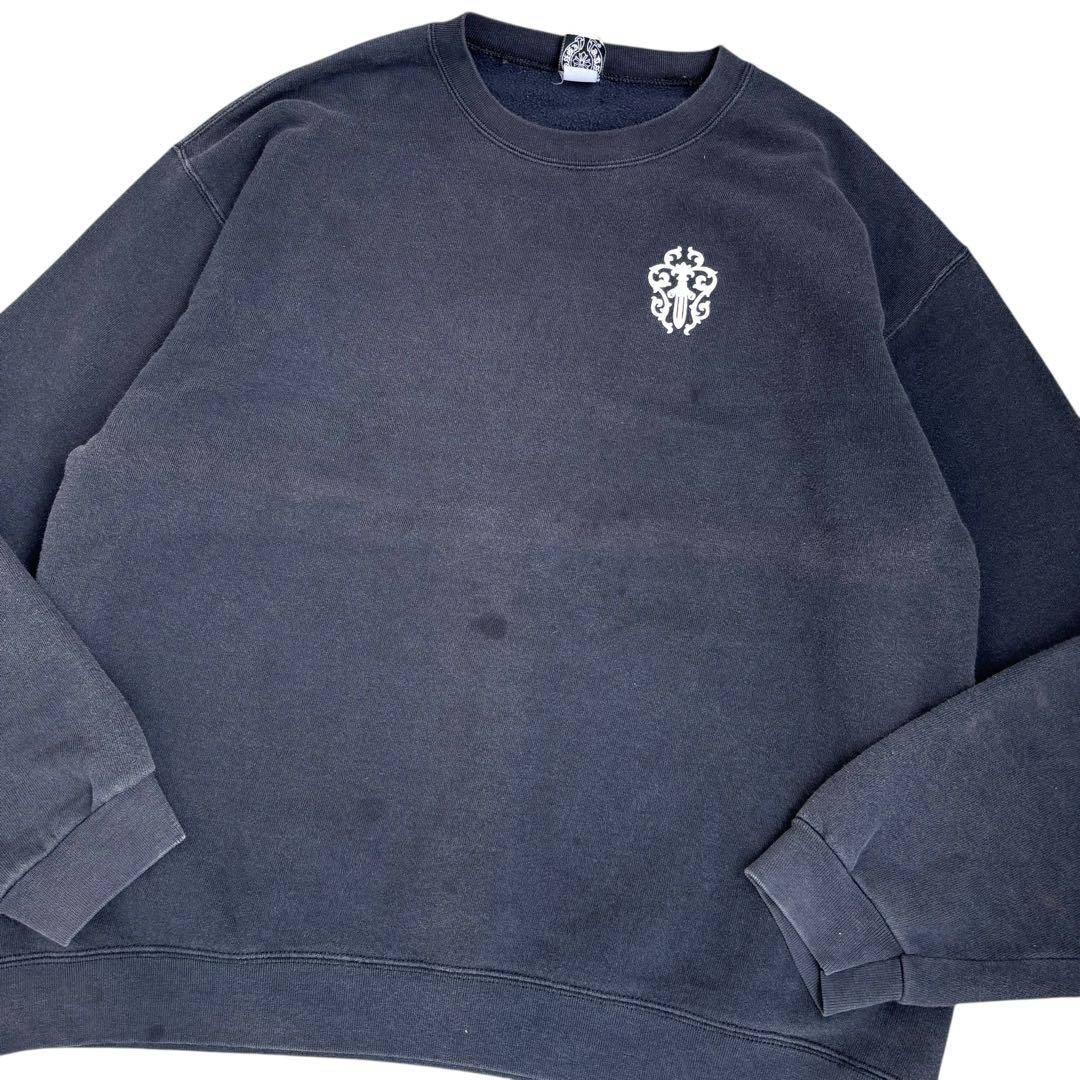 90s USA製 Chrome Hearts フェード クロムハーツ スウェット