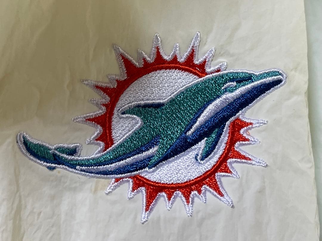 Perushu × NFL コラボナイロンスタンドネックアノラックブルゾン