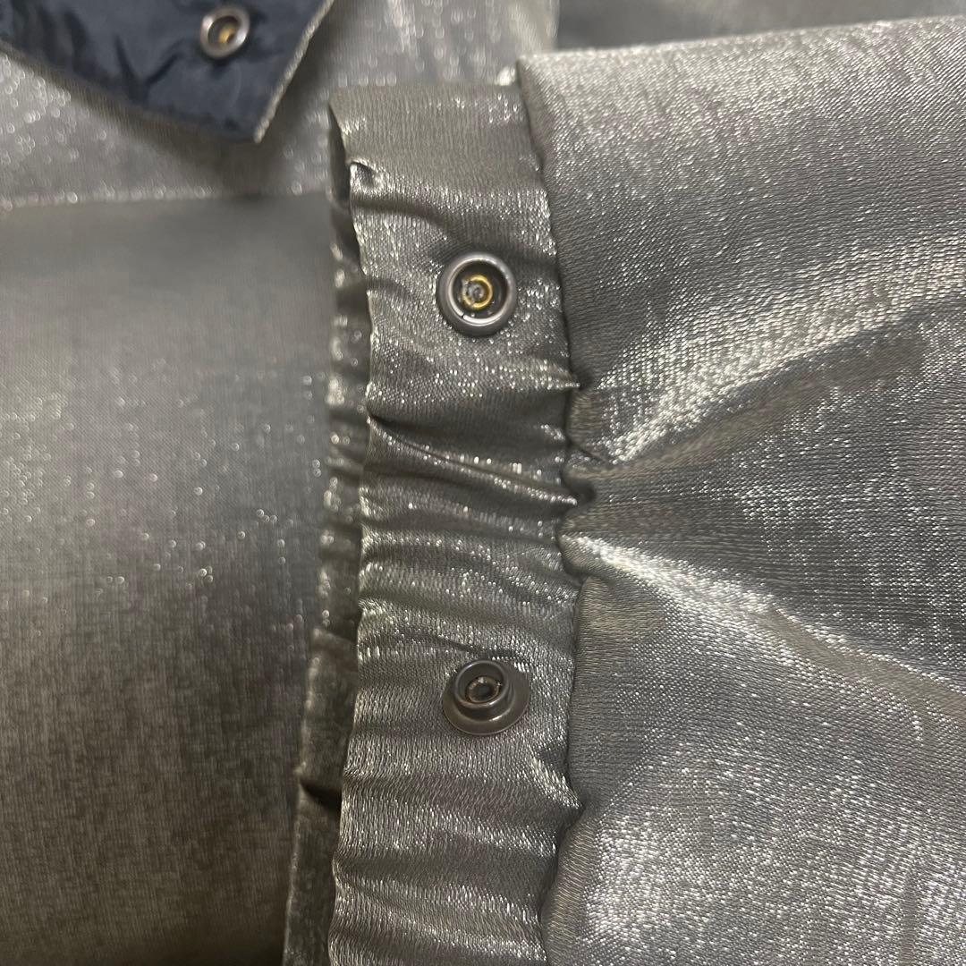 ダナキャランDKNY メタリック シルバー ダウンジャケット ヴィンテージ90s