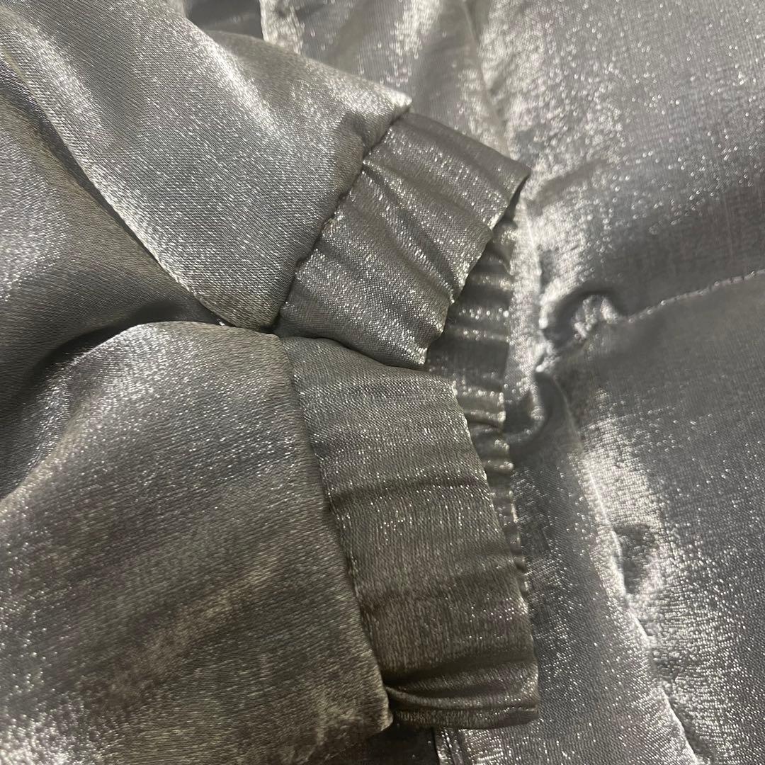 ダナキャランDKNY メタリック シルバー ダウンジャケット ヴィンテージ90s